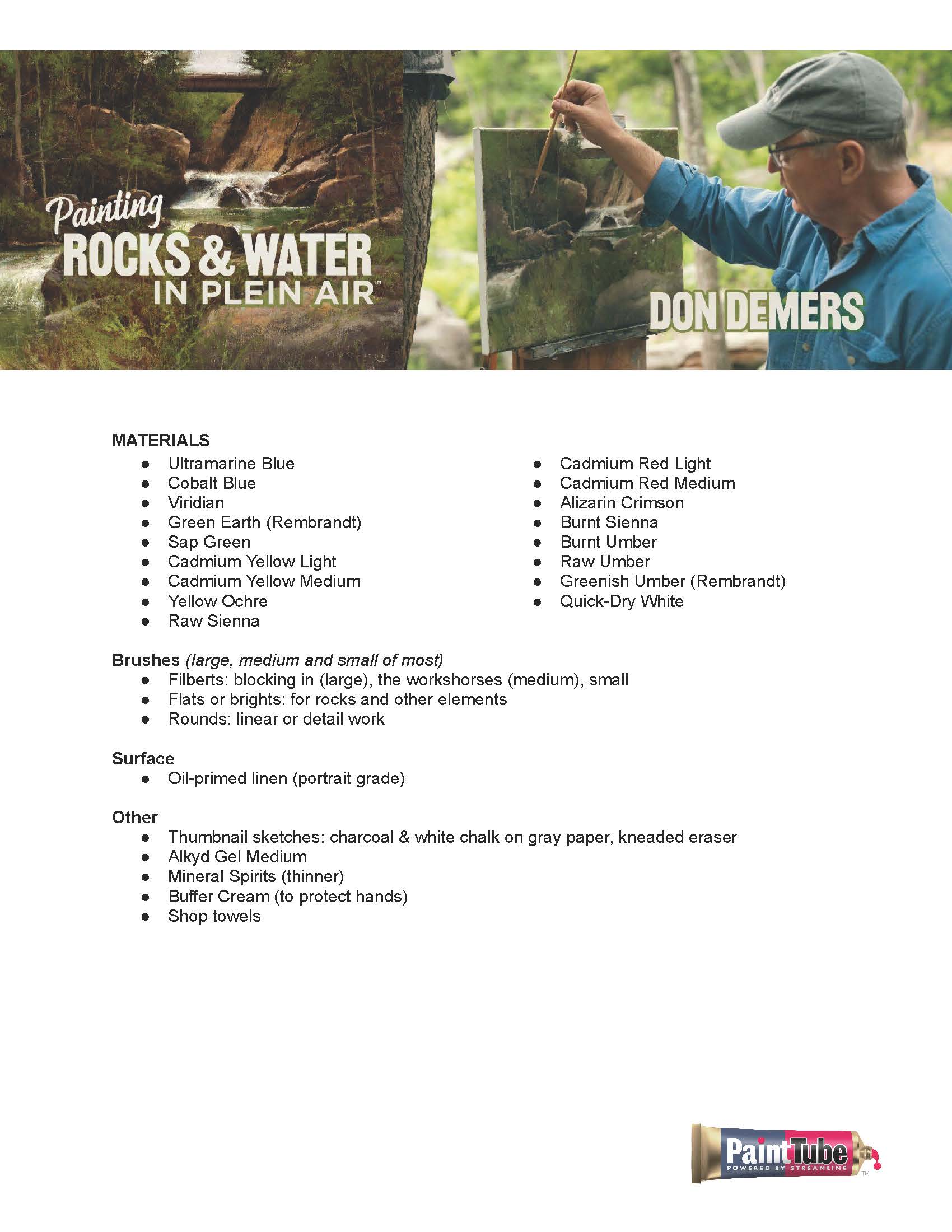 Don Demers: Painting rocks and water in plein air
