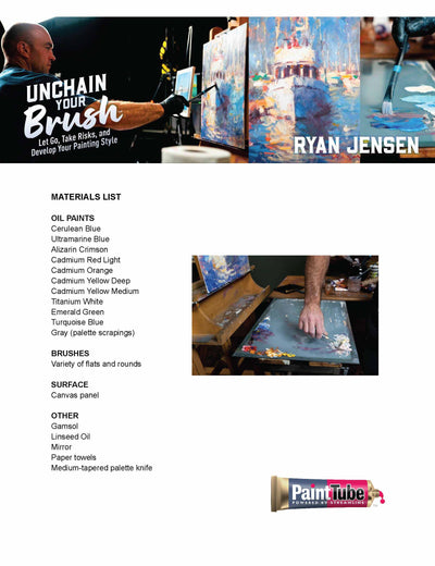 Ryan Jensen: UNCHAIN YOUR BRUSH - Let Go, Take Risks, and Develop Your Painting Style