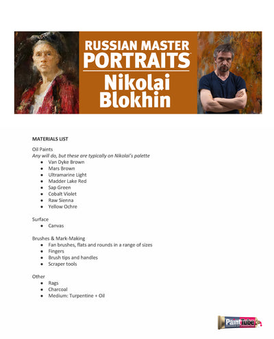 Николай Блохин: Портреты русских мастеров на русском языке